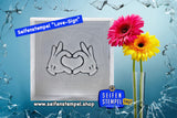 Seifenstempel "Love-Sign"