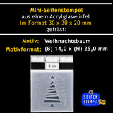 Mini-Seifenstempel "Weihnachtsbaum"