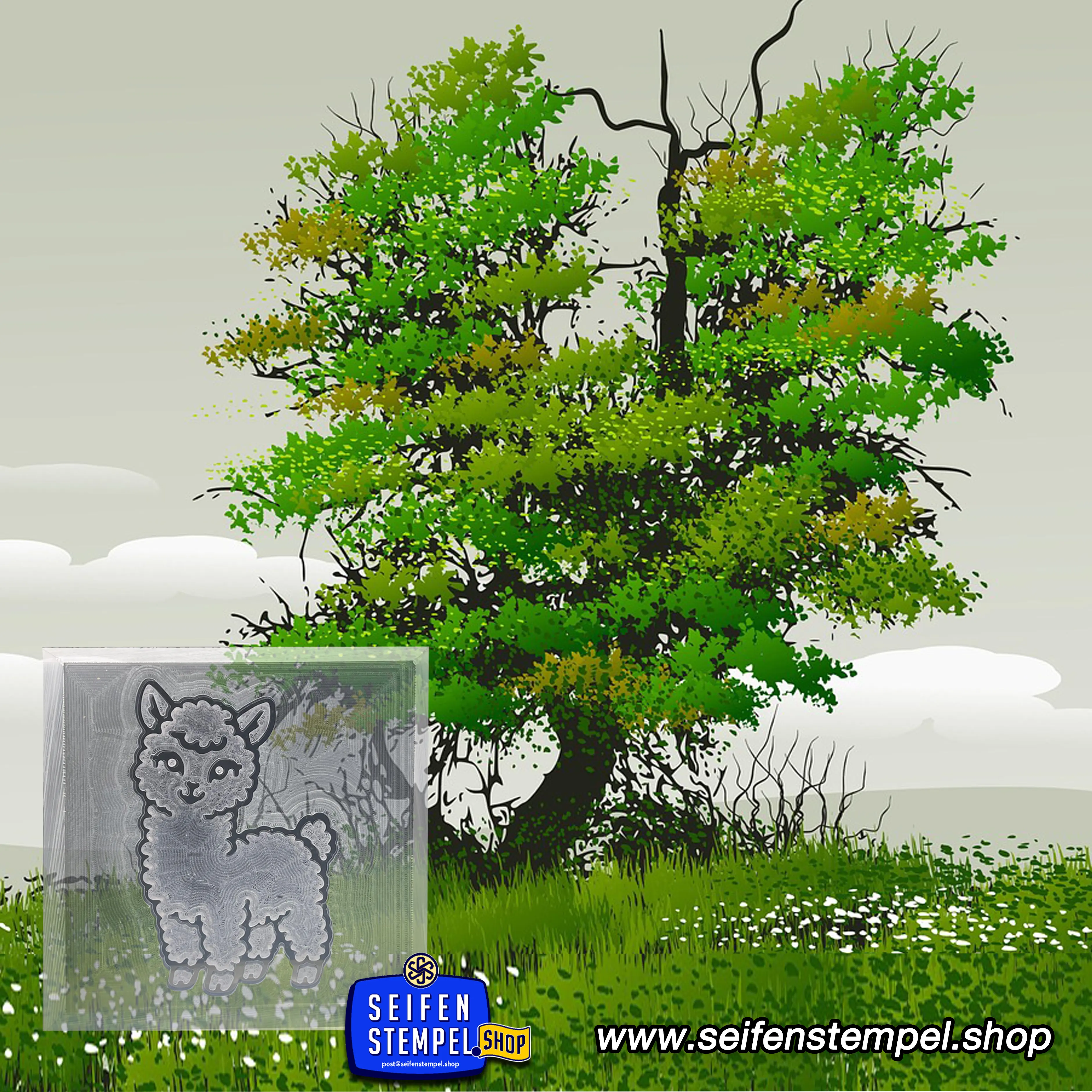 Seifenstempel "Baby-Alpaka" (Cria)