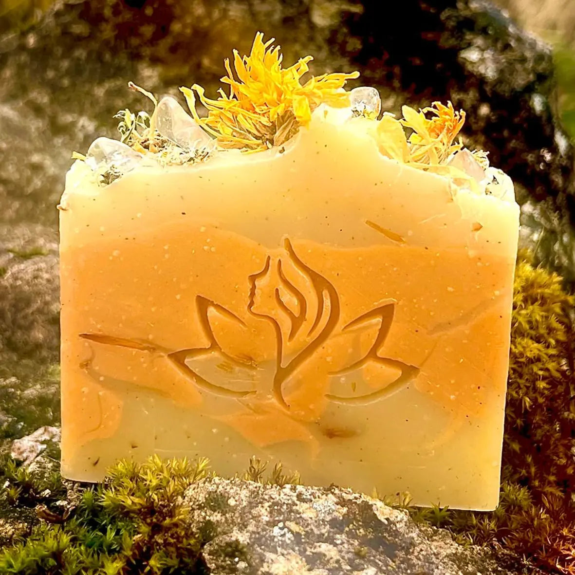 Soap stamp "Beauty Flower Girl"