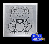 Seifenstempel "Frosch mit Herz"