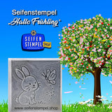 Seifenstempel "Hallo Frühling" | Hase & Schmetterling