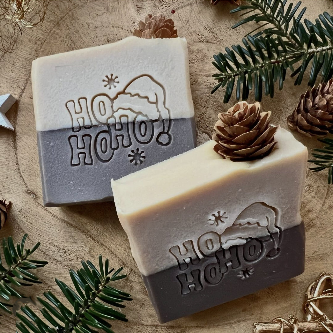 Soap stamp "Ho Ho Ho"