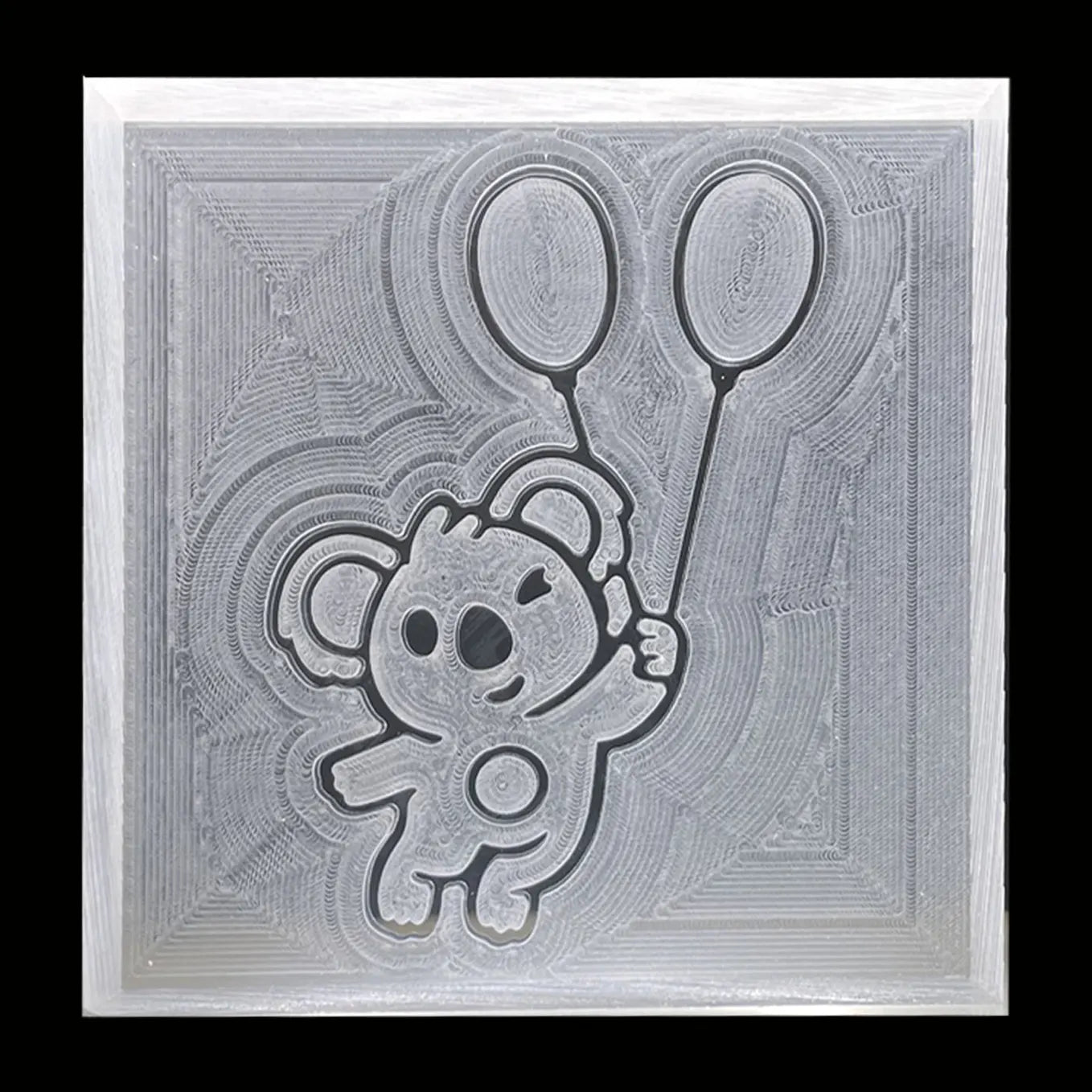 Seifenstempel "Koala mit Ballons"