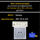Mini-Seifenstempel "Smiley"